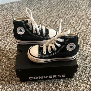 Converse Kids High-Top Sneakers - Black